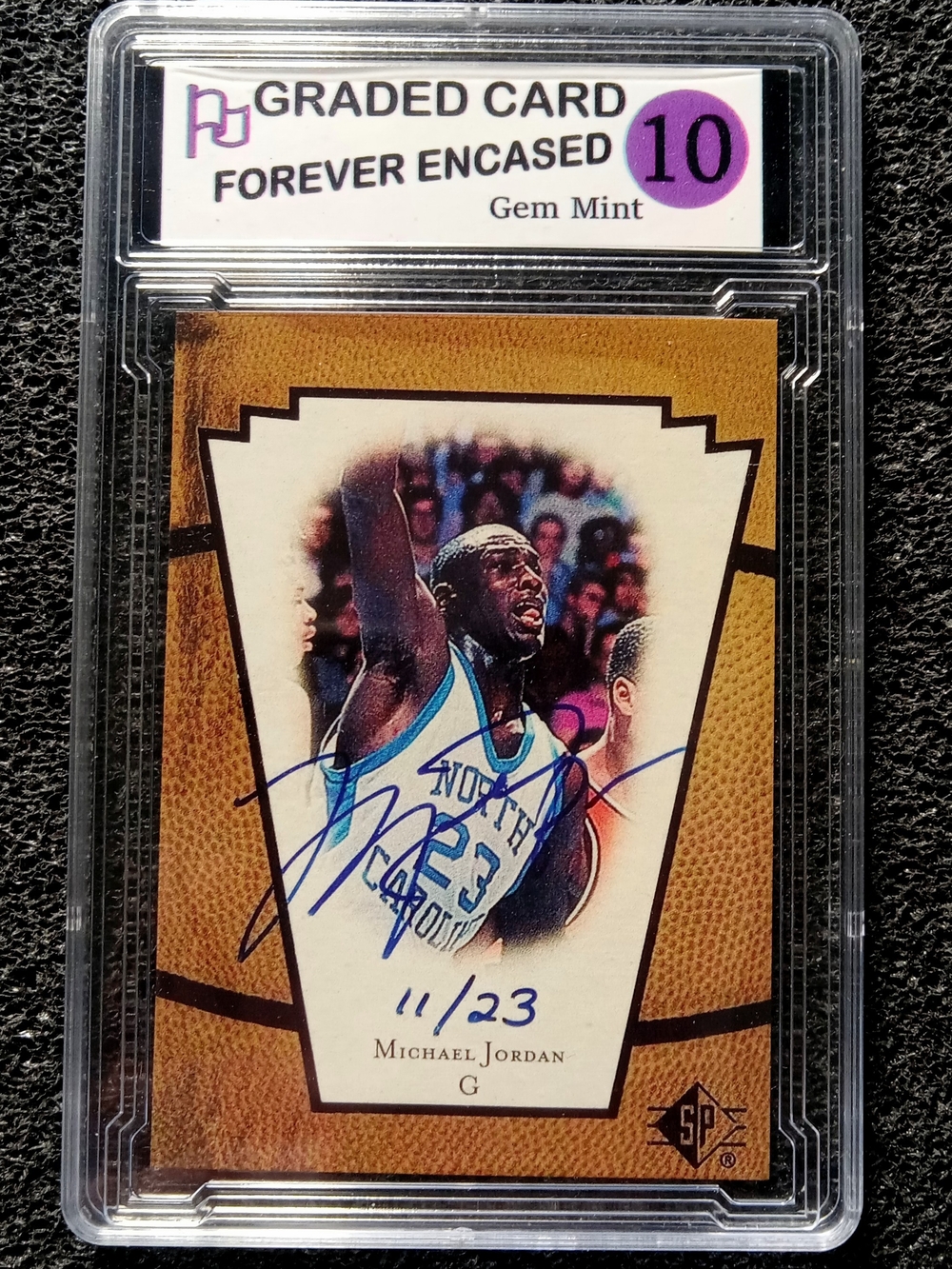 Michael Jordan North Carolina Dream Season Autograph Basketball Catd